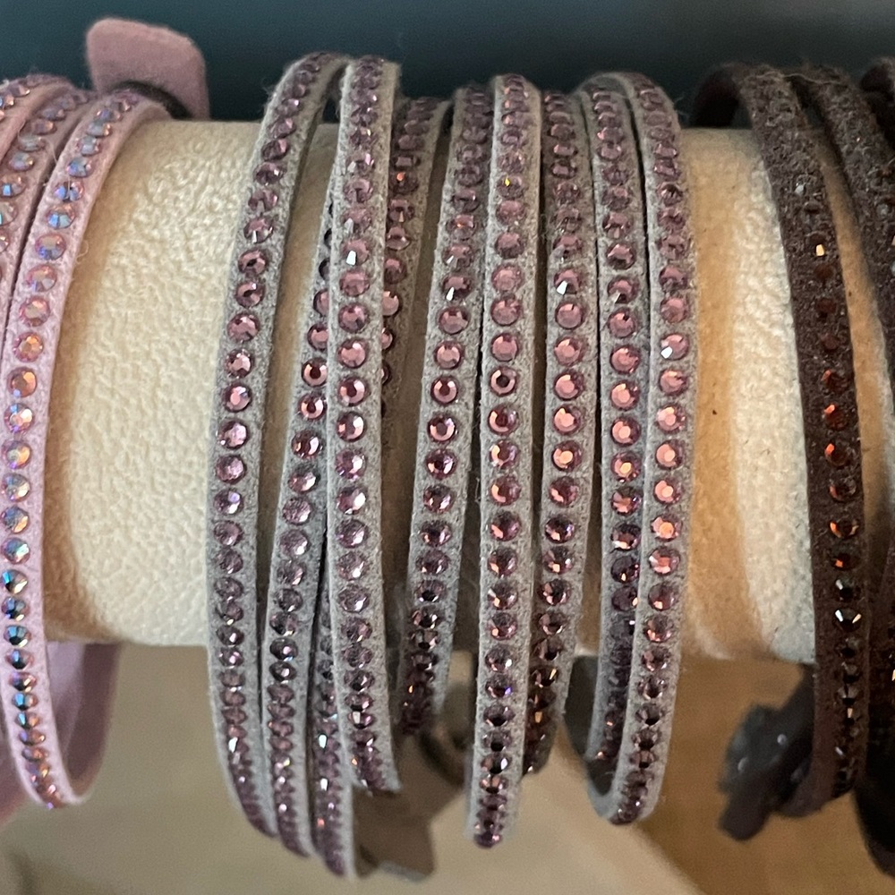 Elegant Purple Crystal Bracelet